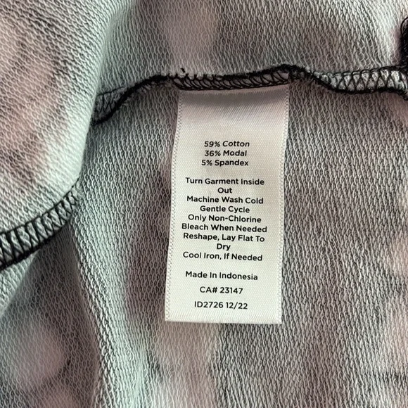 T by Talbots Tie-Dye Knit Terry Cloth Skirt - Picture 6 of 7